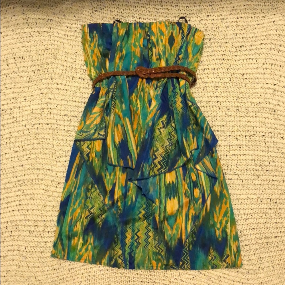 Strapless dress